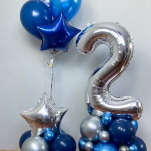 Композиция из шаров на день рождения