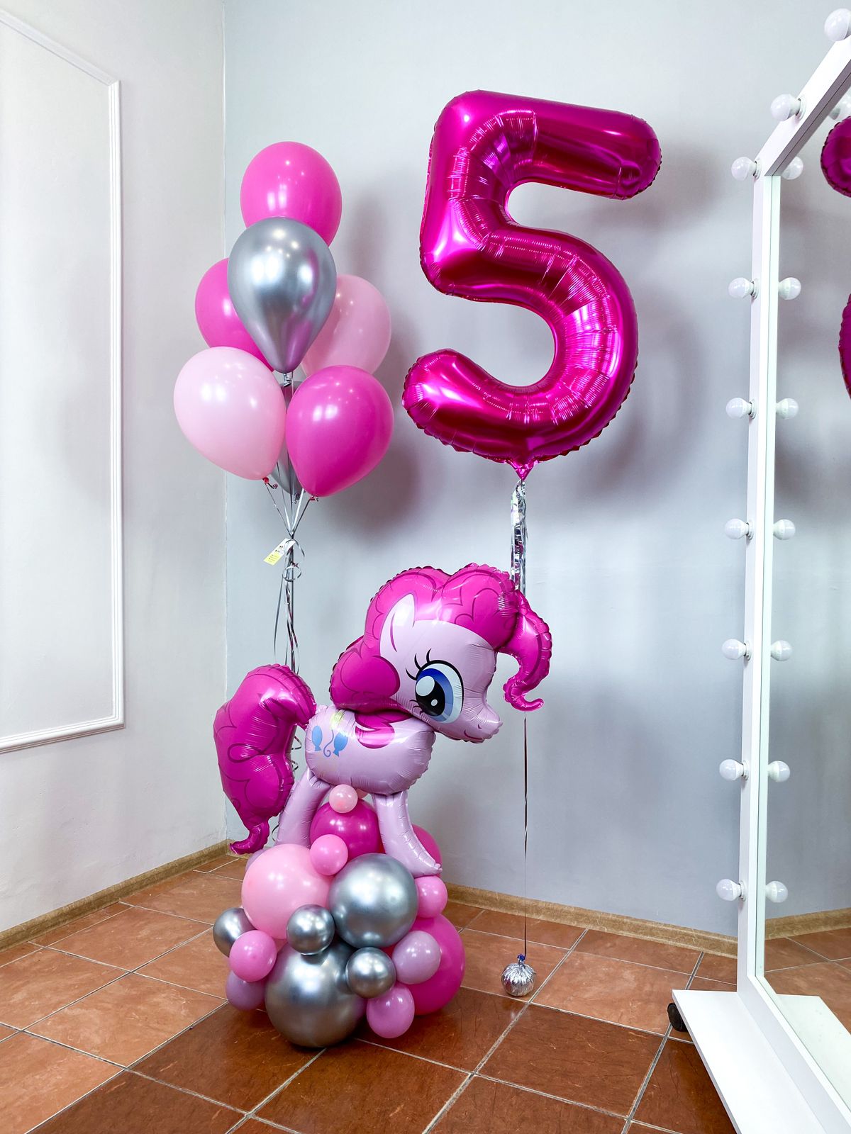Набор шаров с Пинки Пай на день рождения девочки